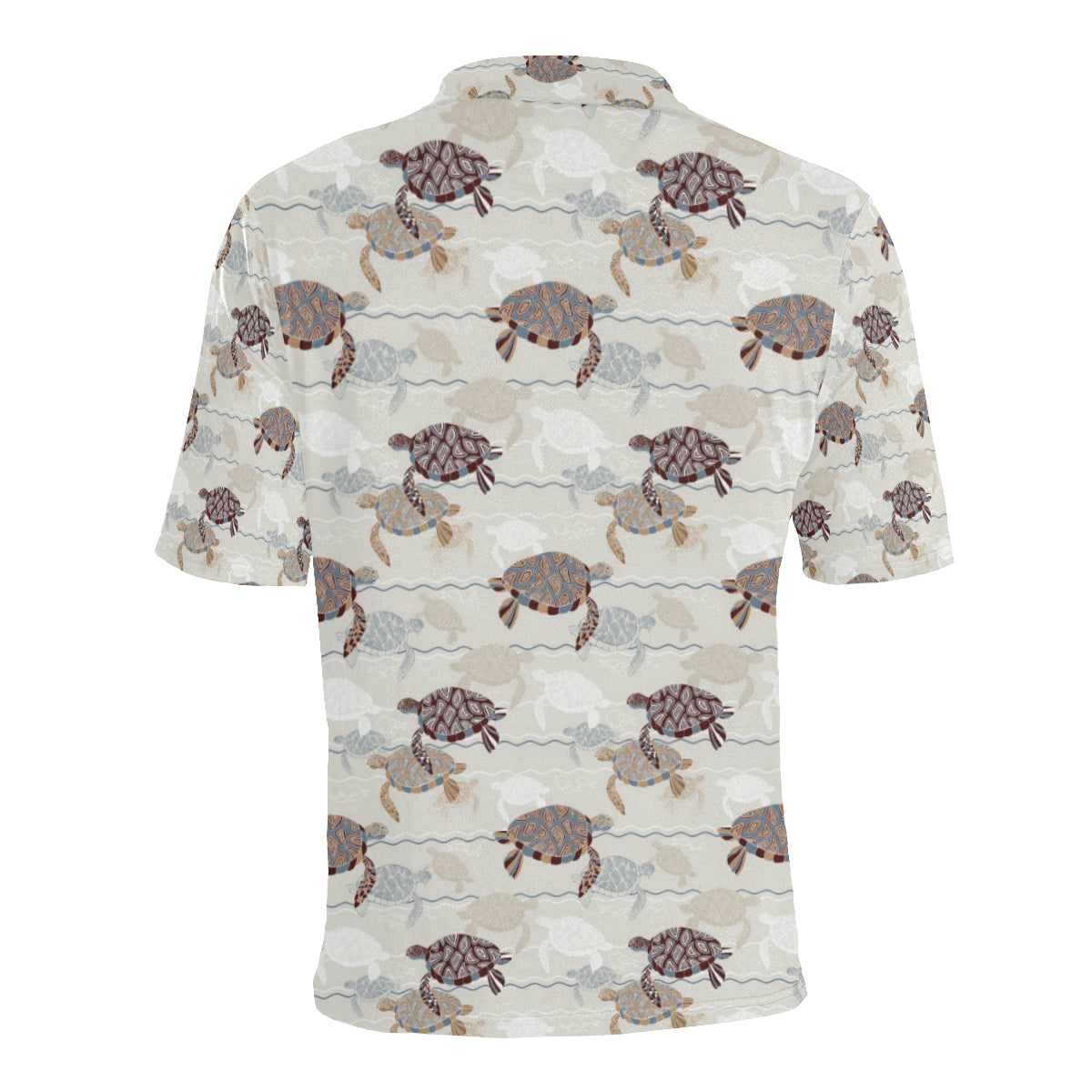 Sea Turtle Pattern Print Design T07 Men Polo Shirt