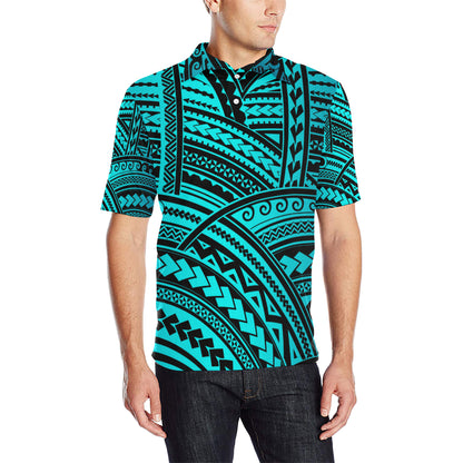 Polynesian Tribal Men Polo Shirt