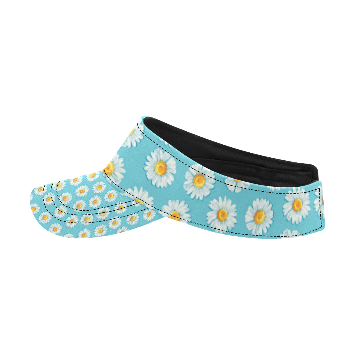 Daisy Pattern Print Design DS03 Unisex Sun Visor