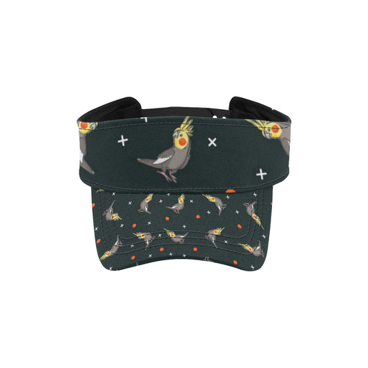 Cockatiel Pattern Print Design 02 Unisex Sun Visor