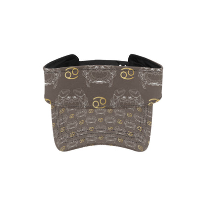 Cancer Zodiac Pattern Print Design 01 Unisex Sun Visor