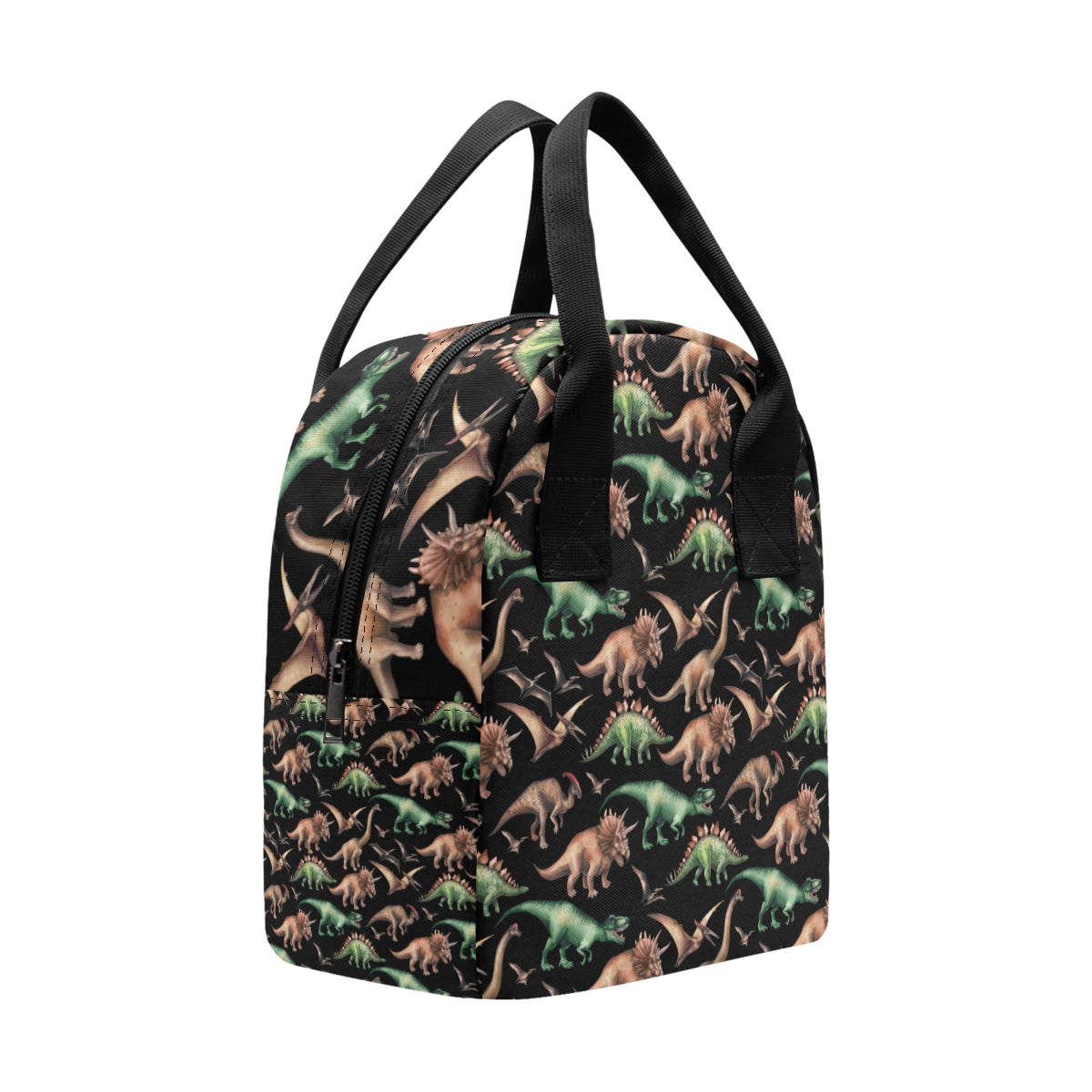 Dinosaur Print Pattern Insulated Lunch Bag
