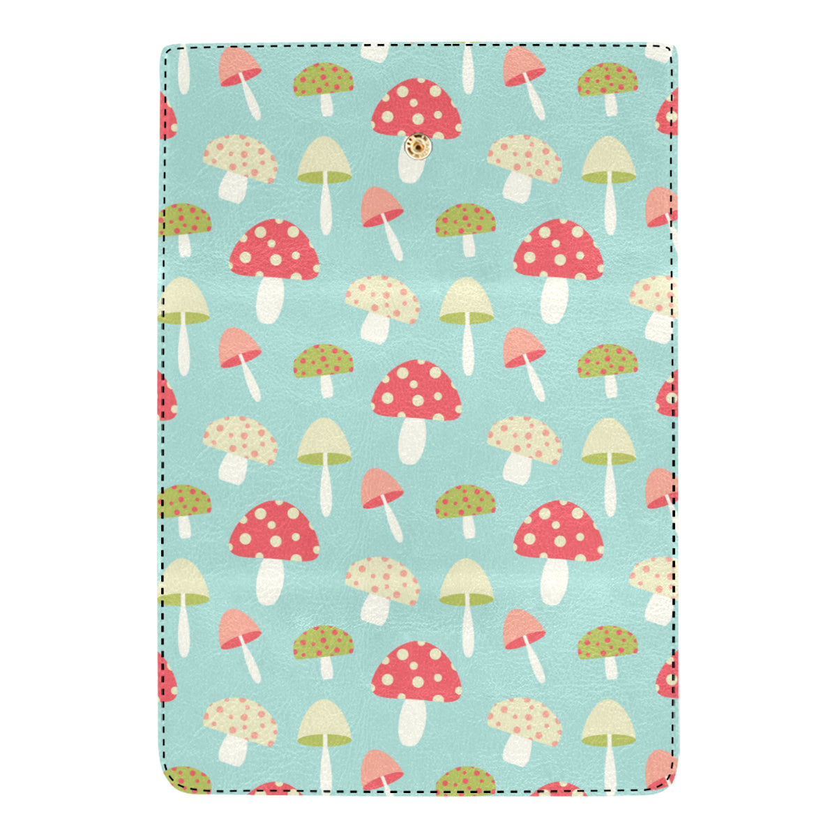 Mushroom Pattern Print Design A01 Women's Trifold Wallet