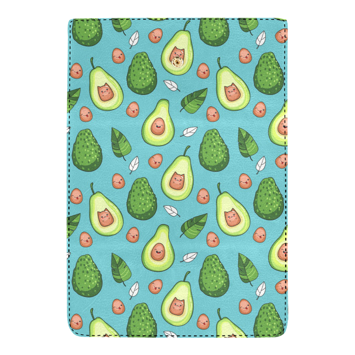 Avocado Pattern Print Design AC05 Women's Trifold Wallet