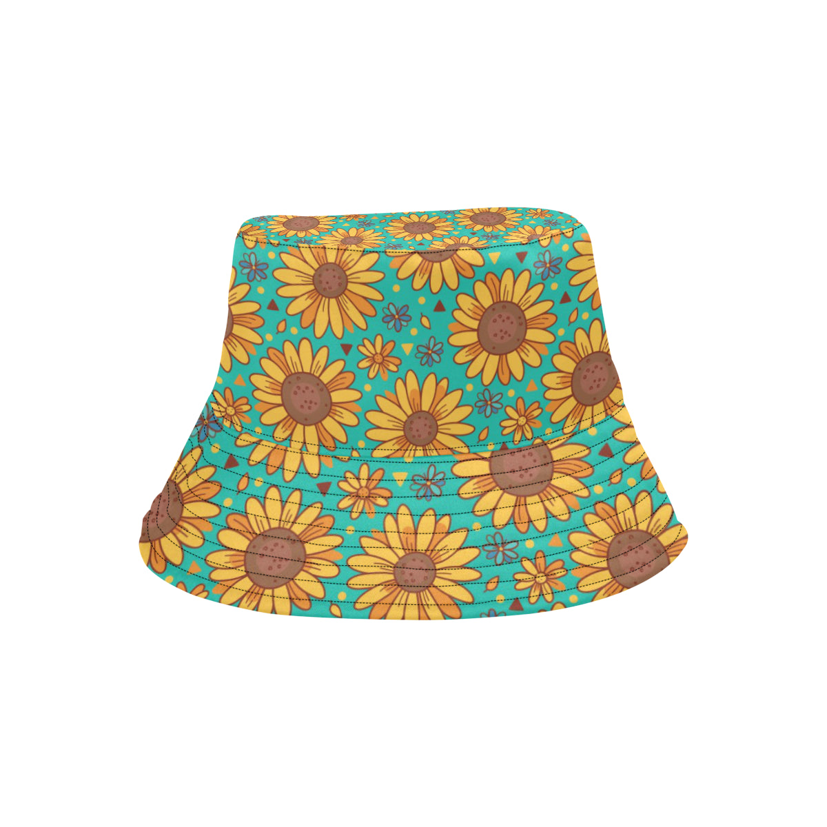 Sunflower Pattern Print Design SF013 Unisex Bucket Hat