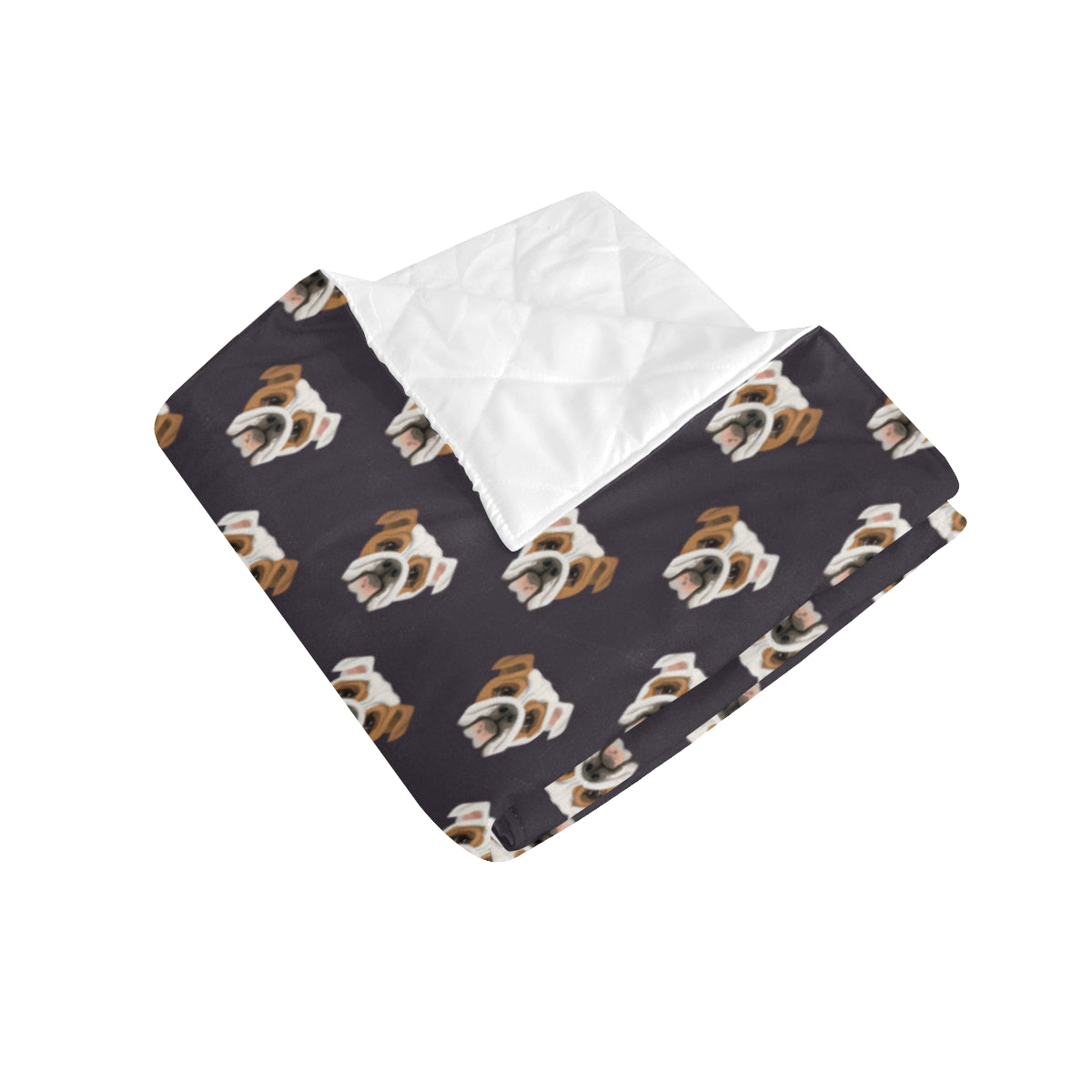 Bulldogs Pattern Print Design 03 Premium Quilt