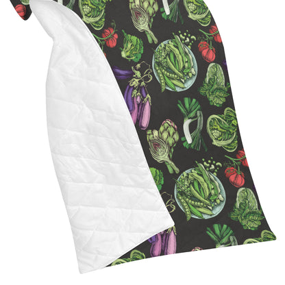 Lettuce Pattern Print Design 01 Premium Quilt