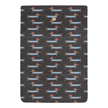 Dachshund Pattern Print Design 04 Women's Trifold Wallet
