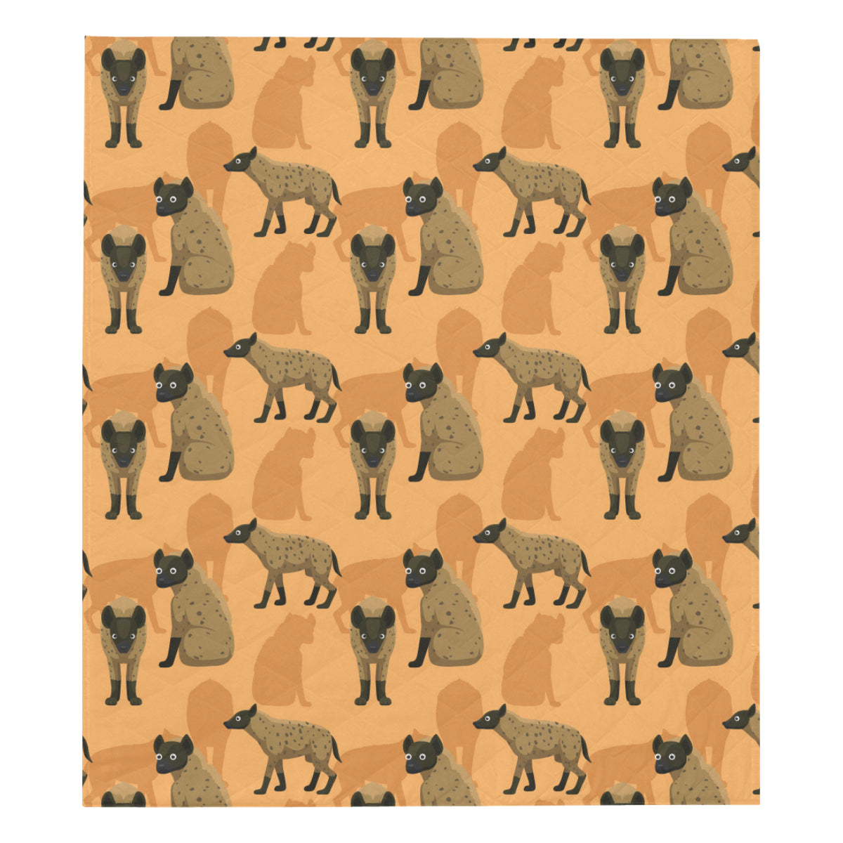 Hyena Pattern Print Design 01 Premium Quilt