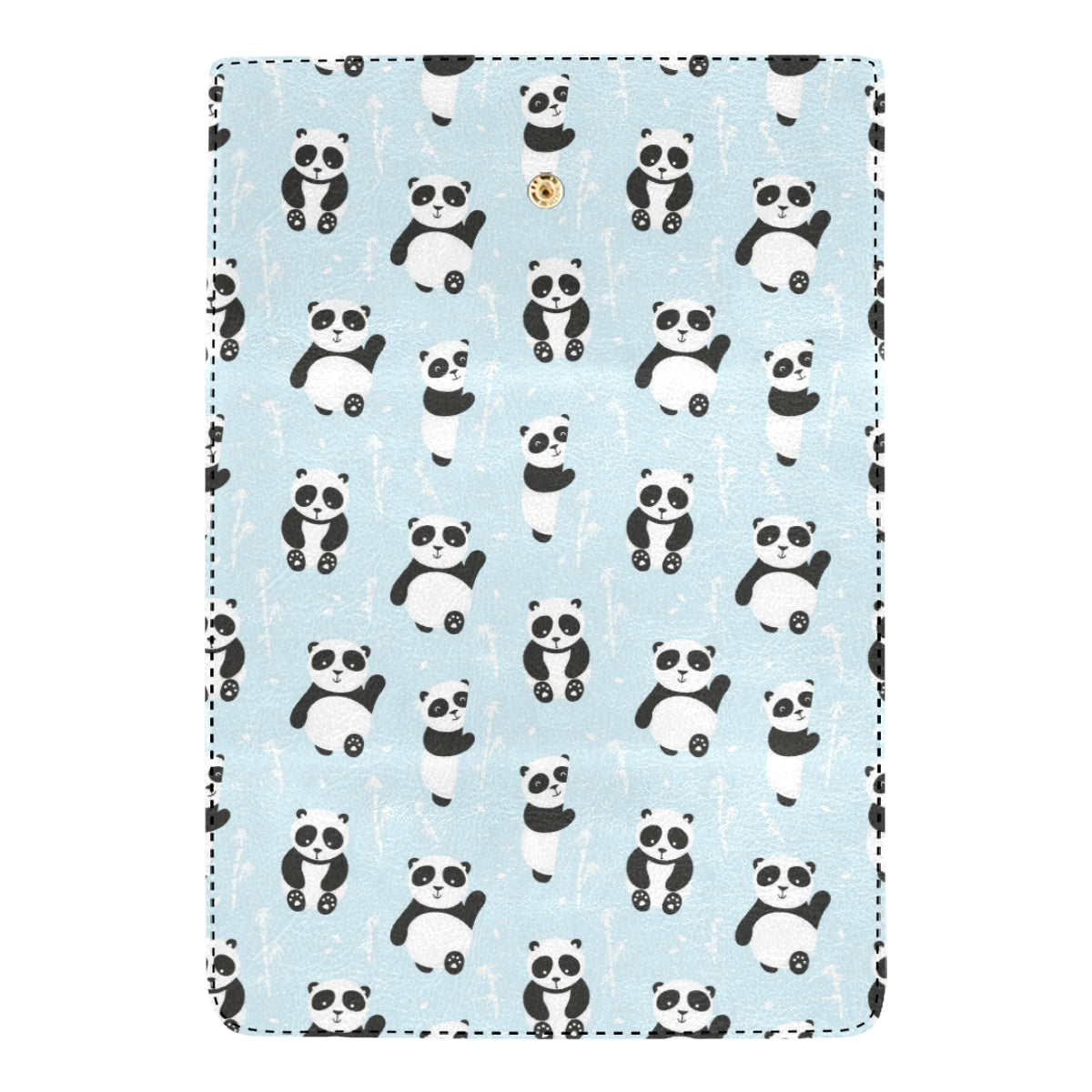 Panda Pattern Print Design A01 Women's Trifold Wallet