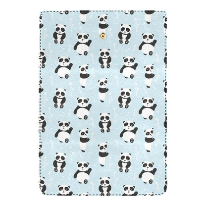 Panda Pattern Print Design A01 Women's Trifold Wallet