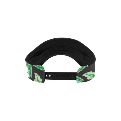 Hawaiian flower tropical leaves Unisex Sun Visor