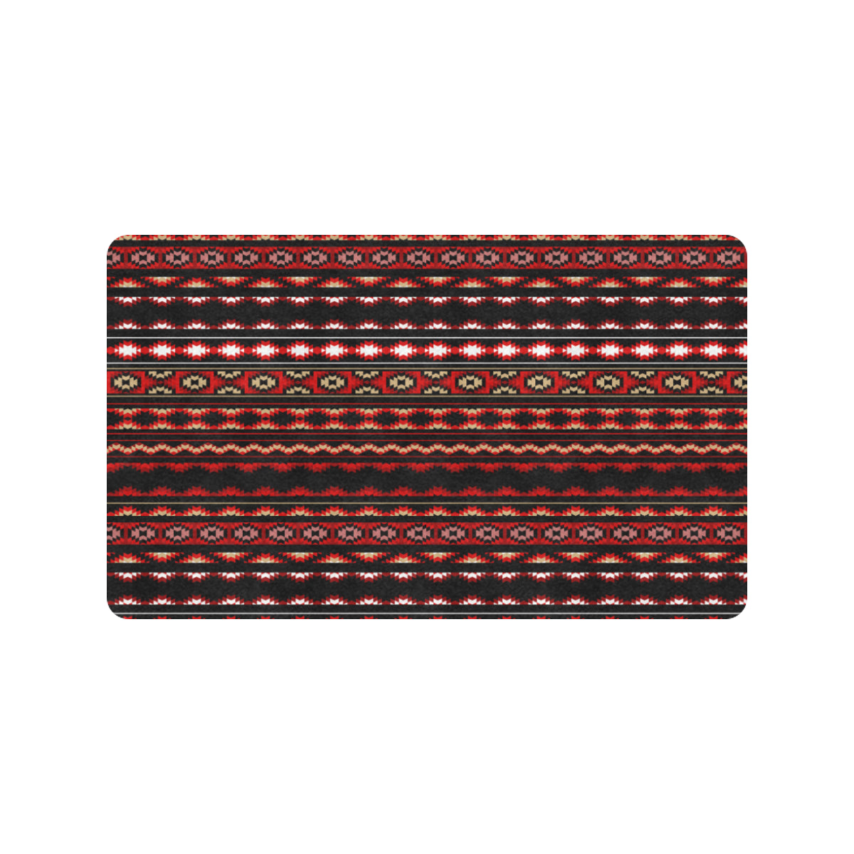 Southwestern Themed Rubber Doormat