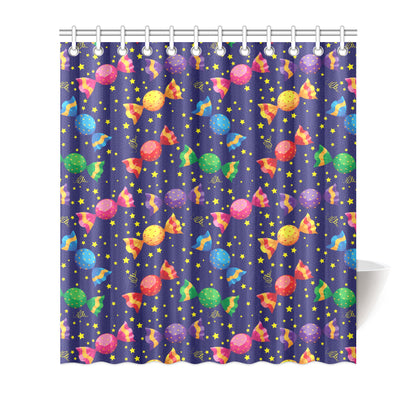 Candy Pattern Print Design CA06 Shower Curtain