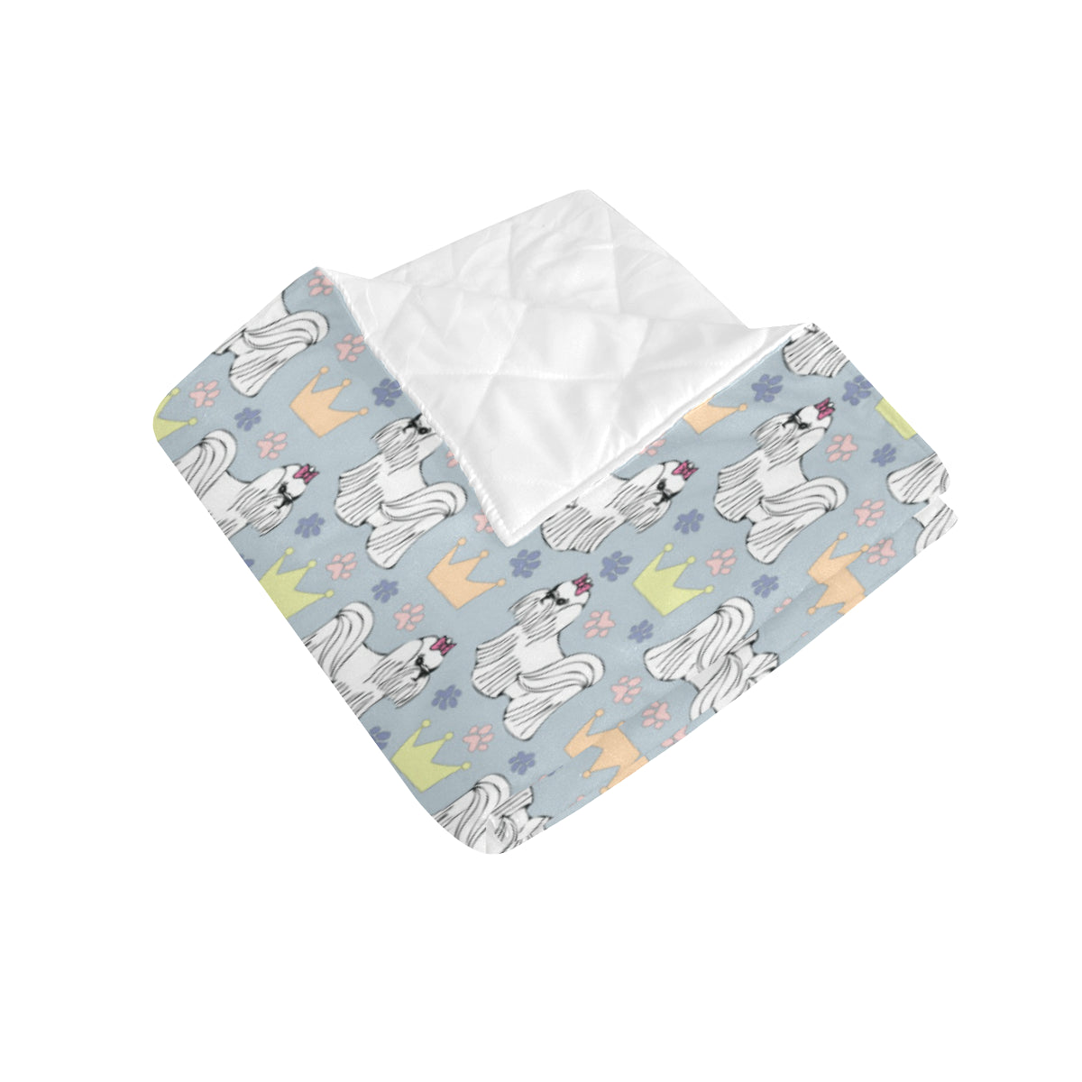 Maltese Pattern Print Design 04 Premium Quilt