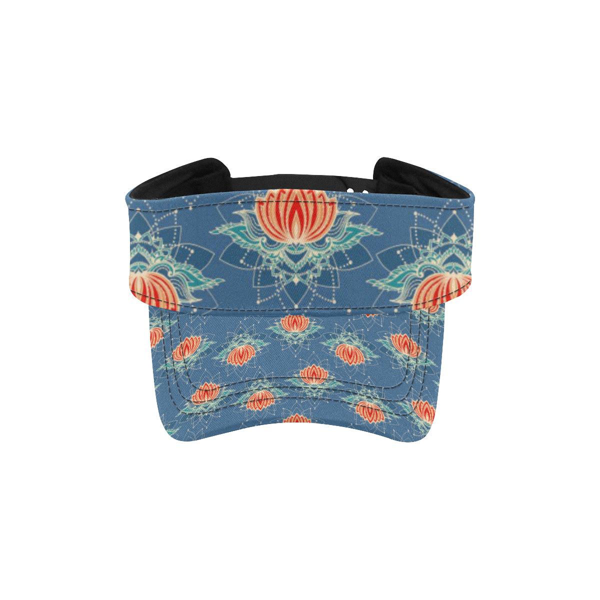 lotus Boho Pattern Print Design LO07 Unisex Sun Visor