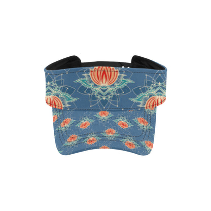 lotus Boho Pattern Print Design LO07 Unisex Sun Visor