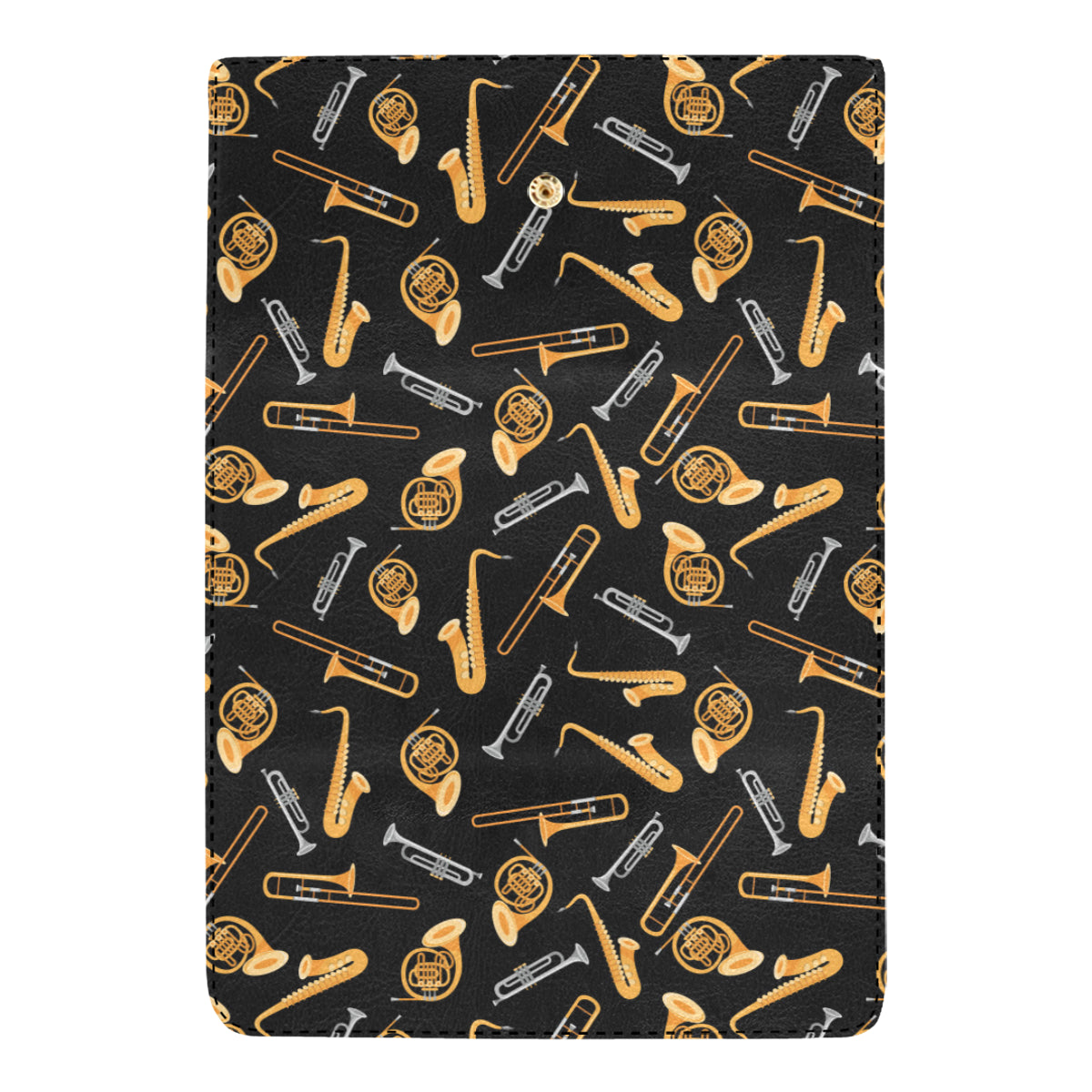 Jazz Pattern Print Design 01 Women's Trifold Wallet