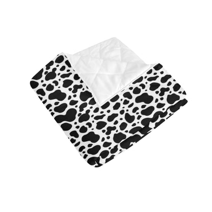 Cow Skin Pattern Print Design 04 Premium Quilt