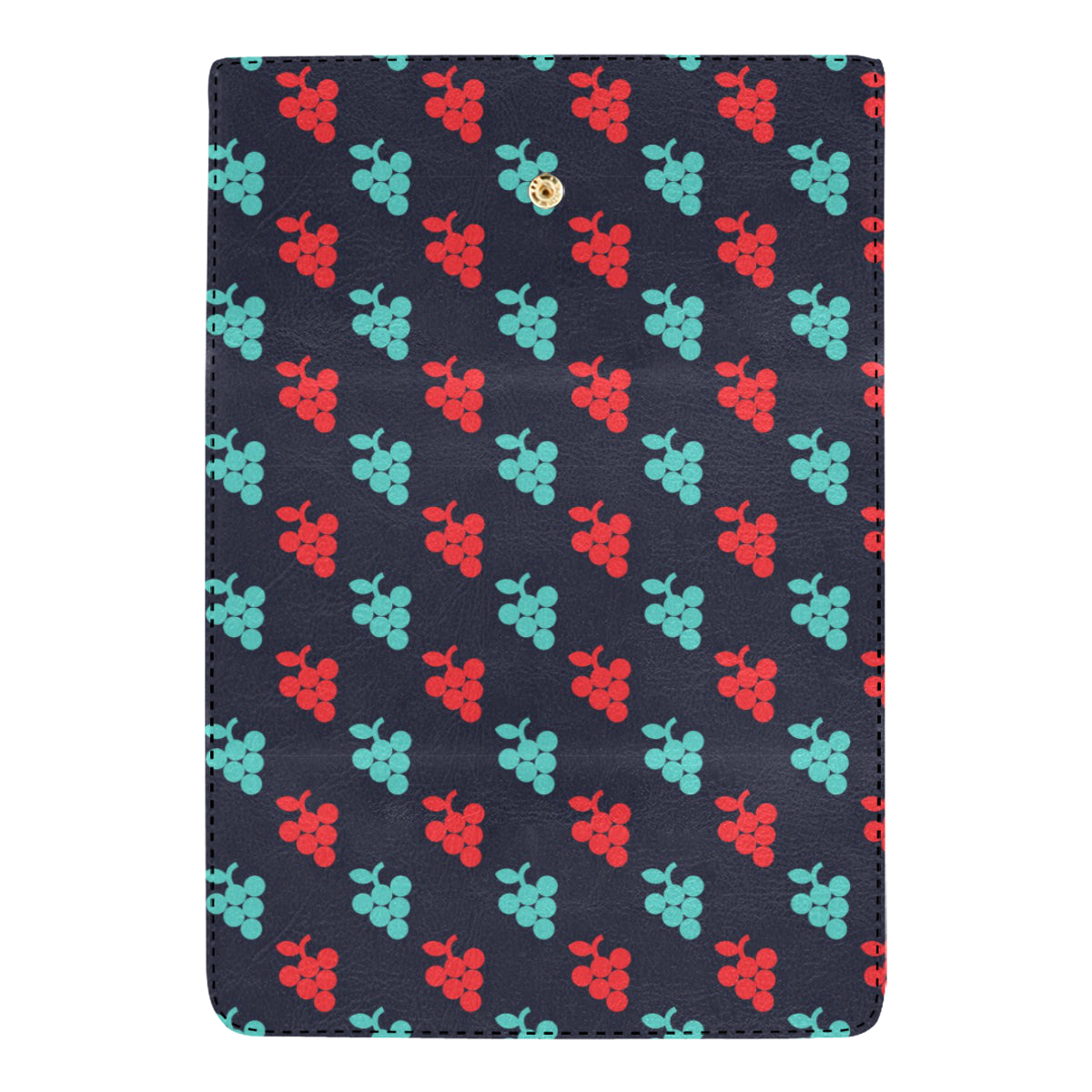 Grape Pattern Print Design GP07 Women's Trifold Wallet