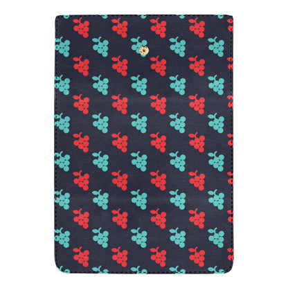 Grape Pattern Print Design GP07 Women's Trifold Wallet