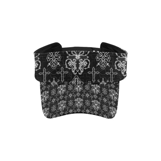 Cross Pattern Print Design 04 Unisex Sun Visor