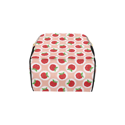 Apple Pattern Print Design AP08 Diaper Bag Backpack