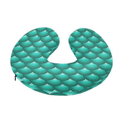 Scales Pattern Print Design 01 U-Shaped Travel Neck Pillow