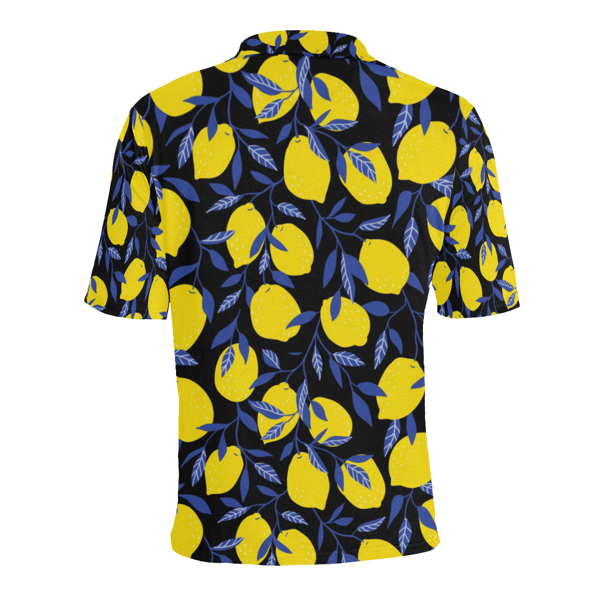 Lemon Pattern Print Design LM01 Men Polo Shirt