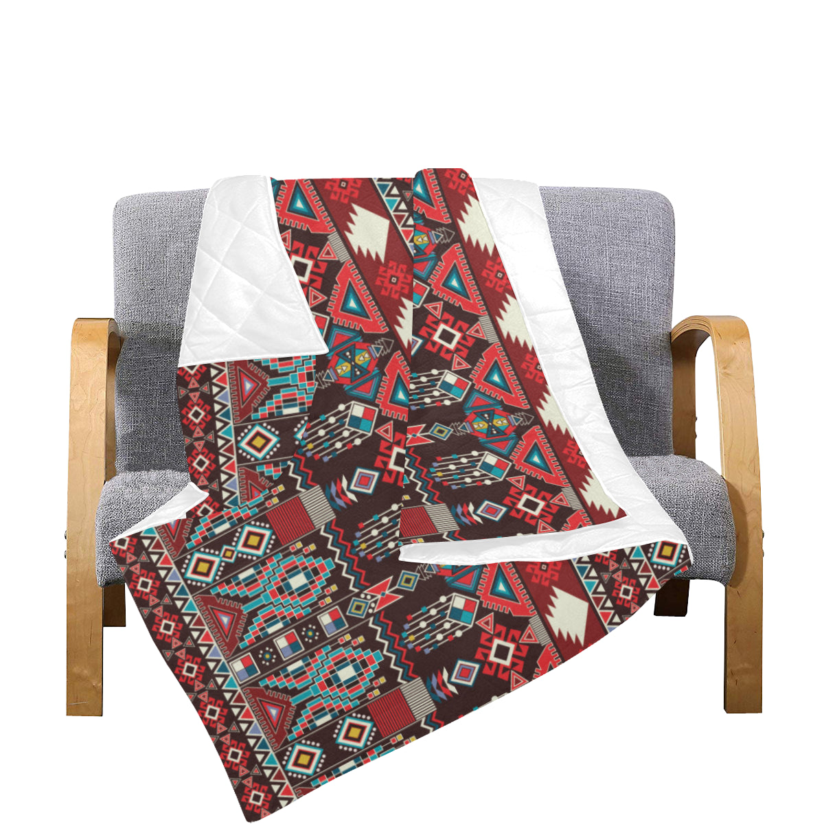 Tribal Aztec Indians native american Premium Quilt