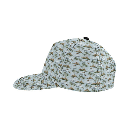 Aloha Hawaii island Design Themed Print Snapback Cap