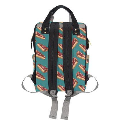 Cheesecake Cherry Pattern Print Design CK03 Diaper Bag Backpack