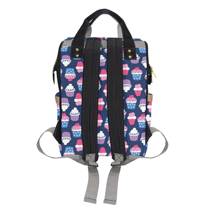 Cupcake Pattern Print Design CP04 Diaper Bag Backpack