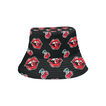 Cherry Pattern Print Design CH04 Unisex Bucket Hat