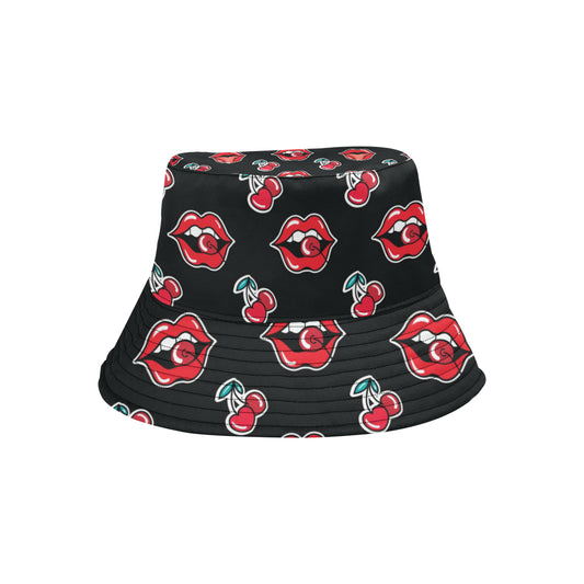 Cherry Pattern Print Design CH04 Unisex Bucket Hat