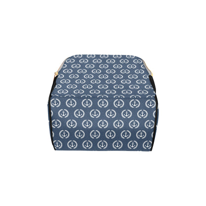 Anchor Pattern Print Design 04 Diaper Bag Backpack