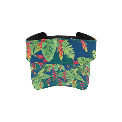 Heliconia Pattern Print Design HL08 Unisex Sun Visor