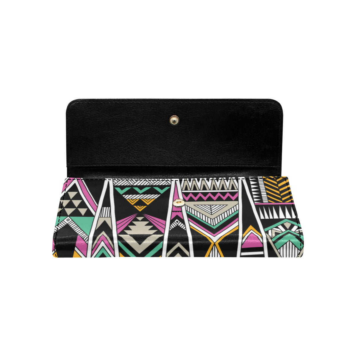 Tribal Aztec Triangle Women's Trifold Wallet