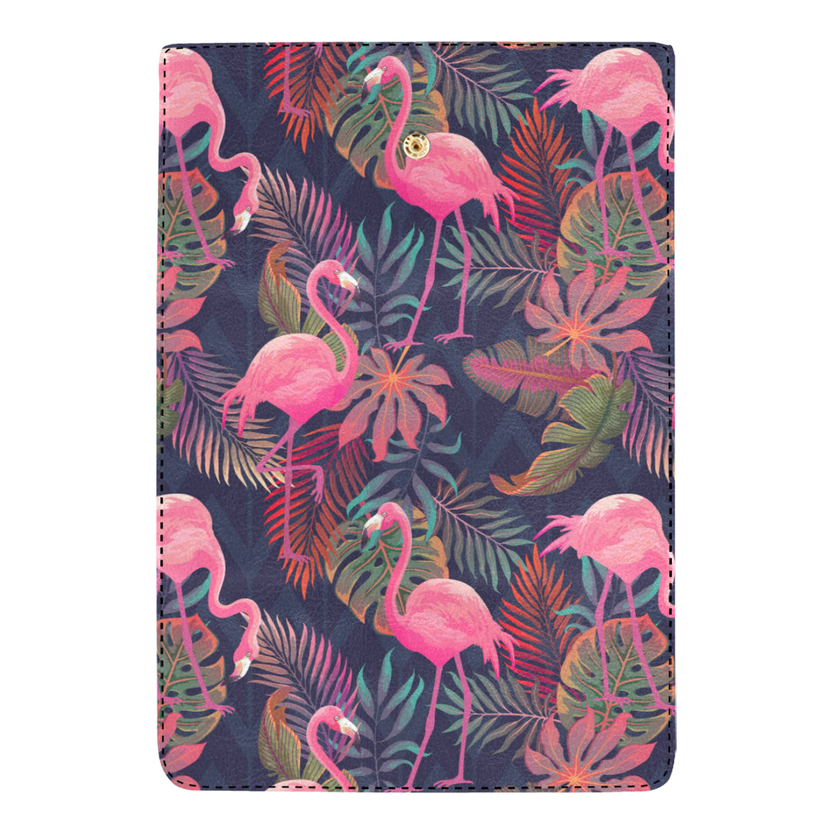 Flamingo Tropical Pattern Women's Trifold Wallet
