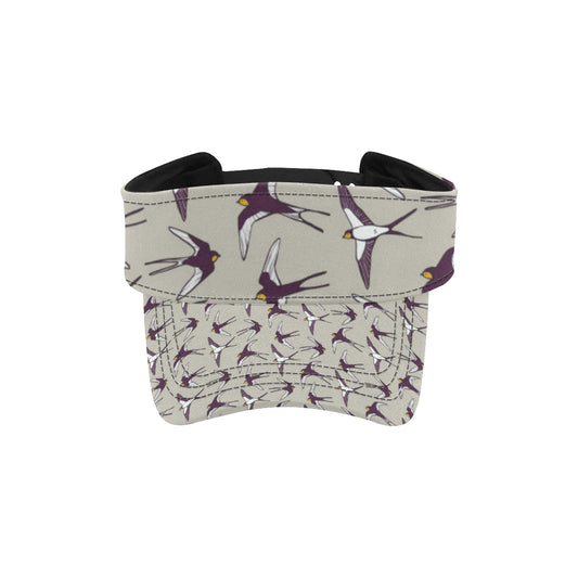 Swallow Bird Pattern Print Design 03 Unisex Sun Visor
