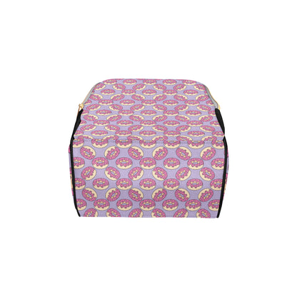 Donut Pattern Print Design DN015 Diaper Bag Backpack