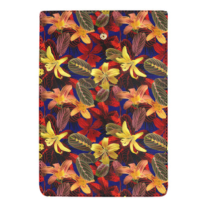 Lily Pattern Print Design LY014 Women's Trifold Wallet