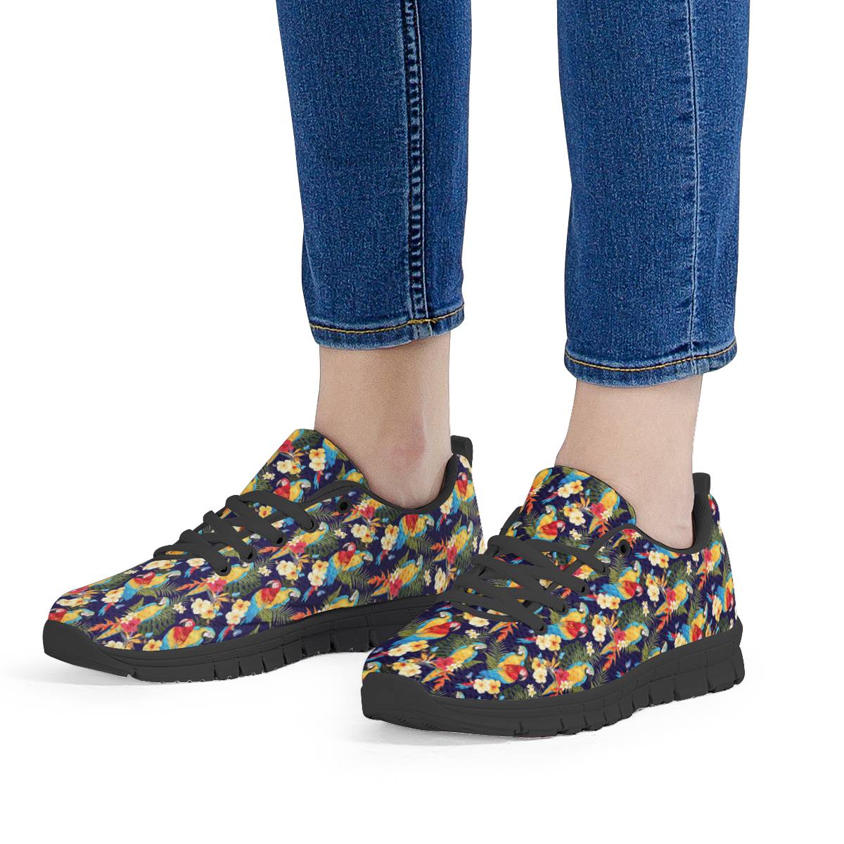 Parrot Themed Design Women Sneakers