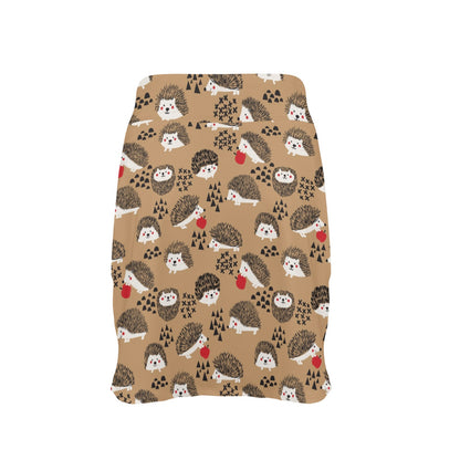 Hedgehog Print Design LKS403 17" Golf & Pickleball Skort with Pockets