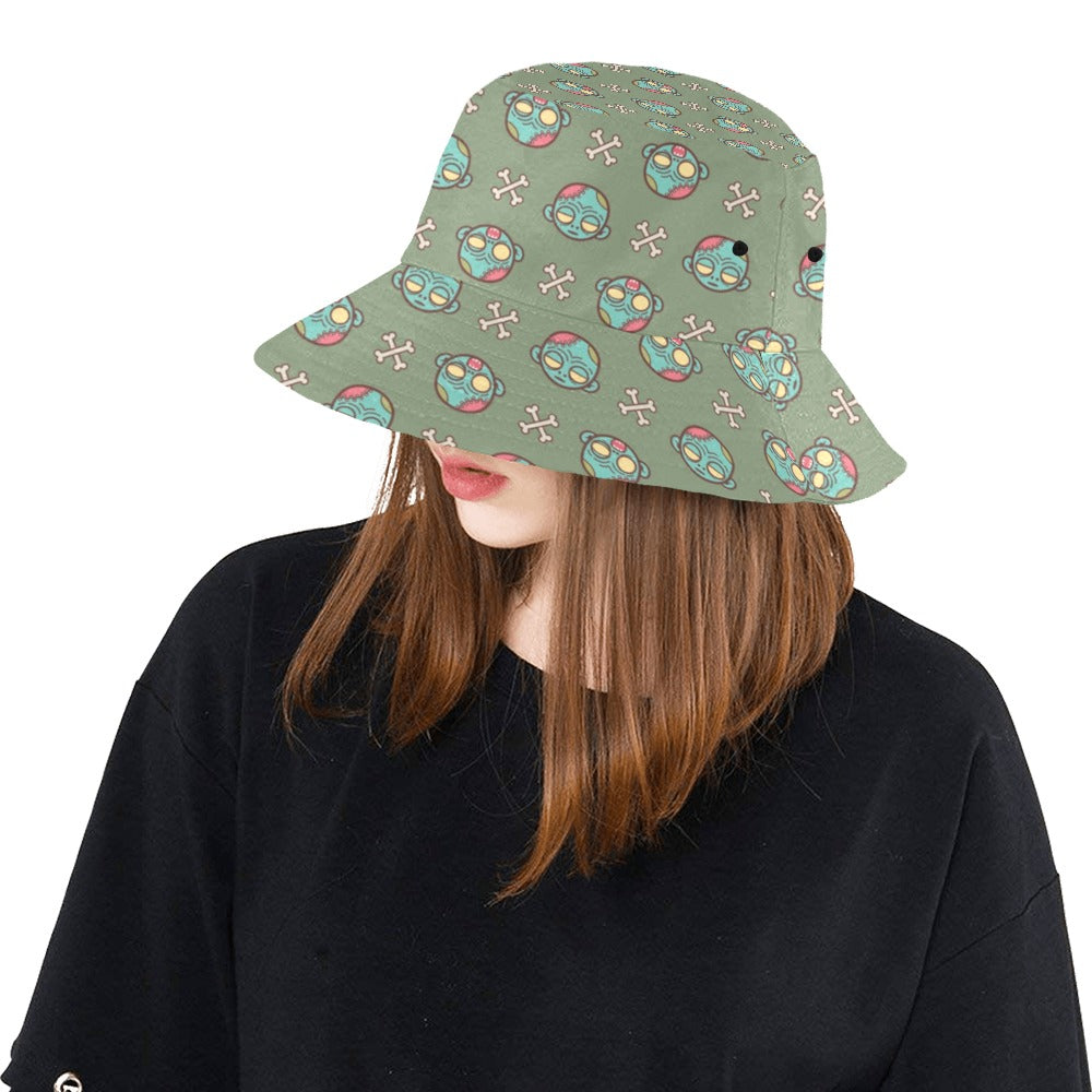 Zombie Print Design LKS301 Unisex Bucket Hat