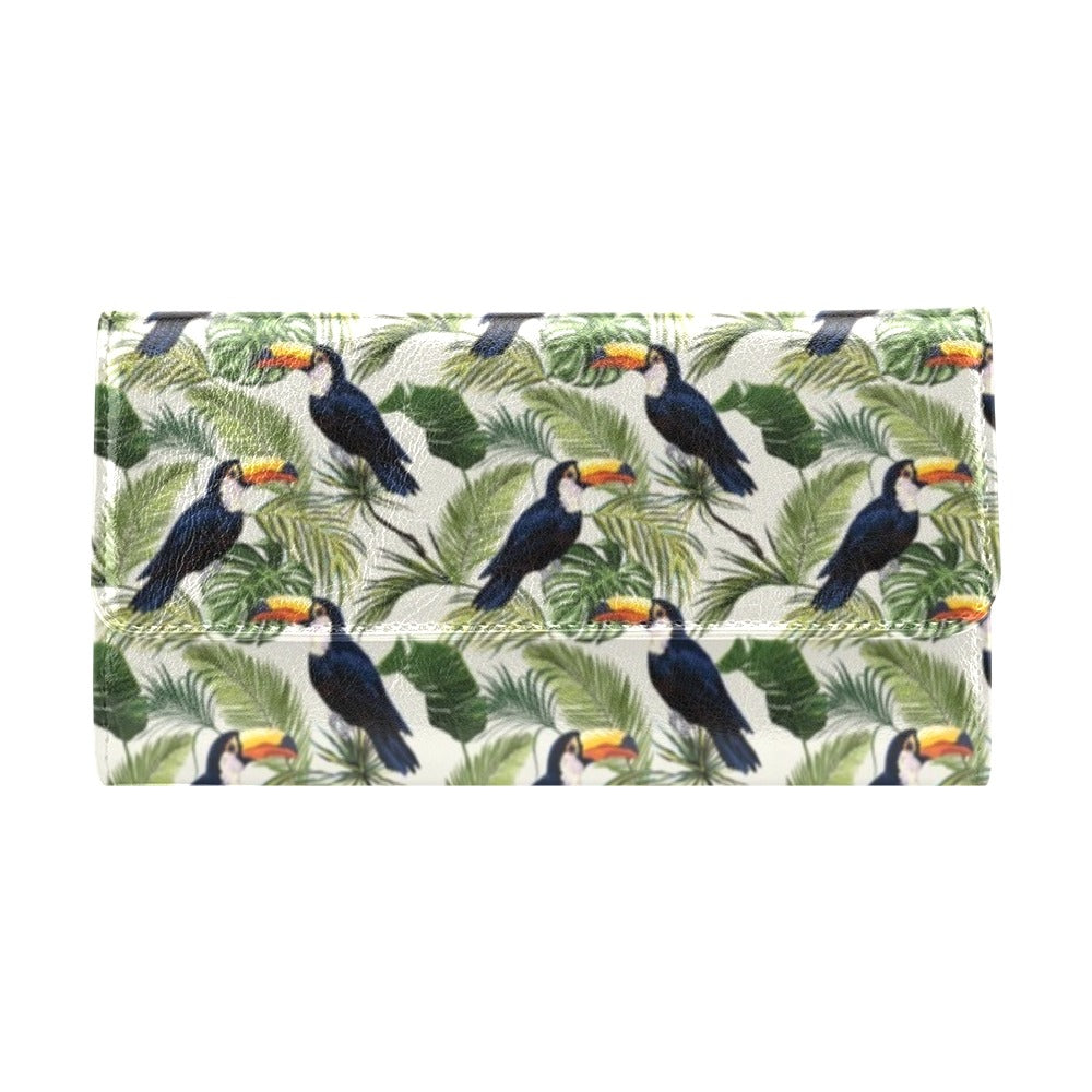 Toucan Print Design LKS308 Women's Trifold Wallet