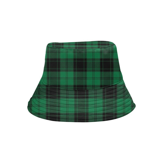 Tartan Green Print Design LKS302 Unisex Bucket Hat