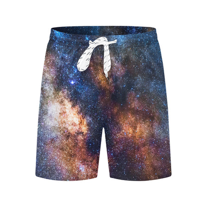 Celestial Milky way Galaxy Men's Swim Trunks Beach Shorts