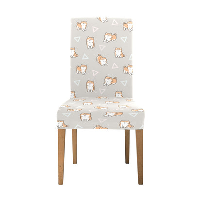 Shiba Inu Print Design LKS307 Dining Chair Slipcover
