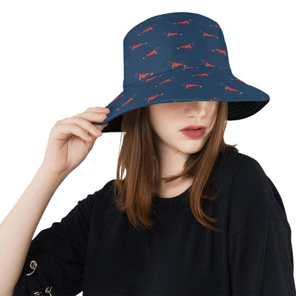 Shrimp Print Design LKS305 Unisex Bucket Hat